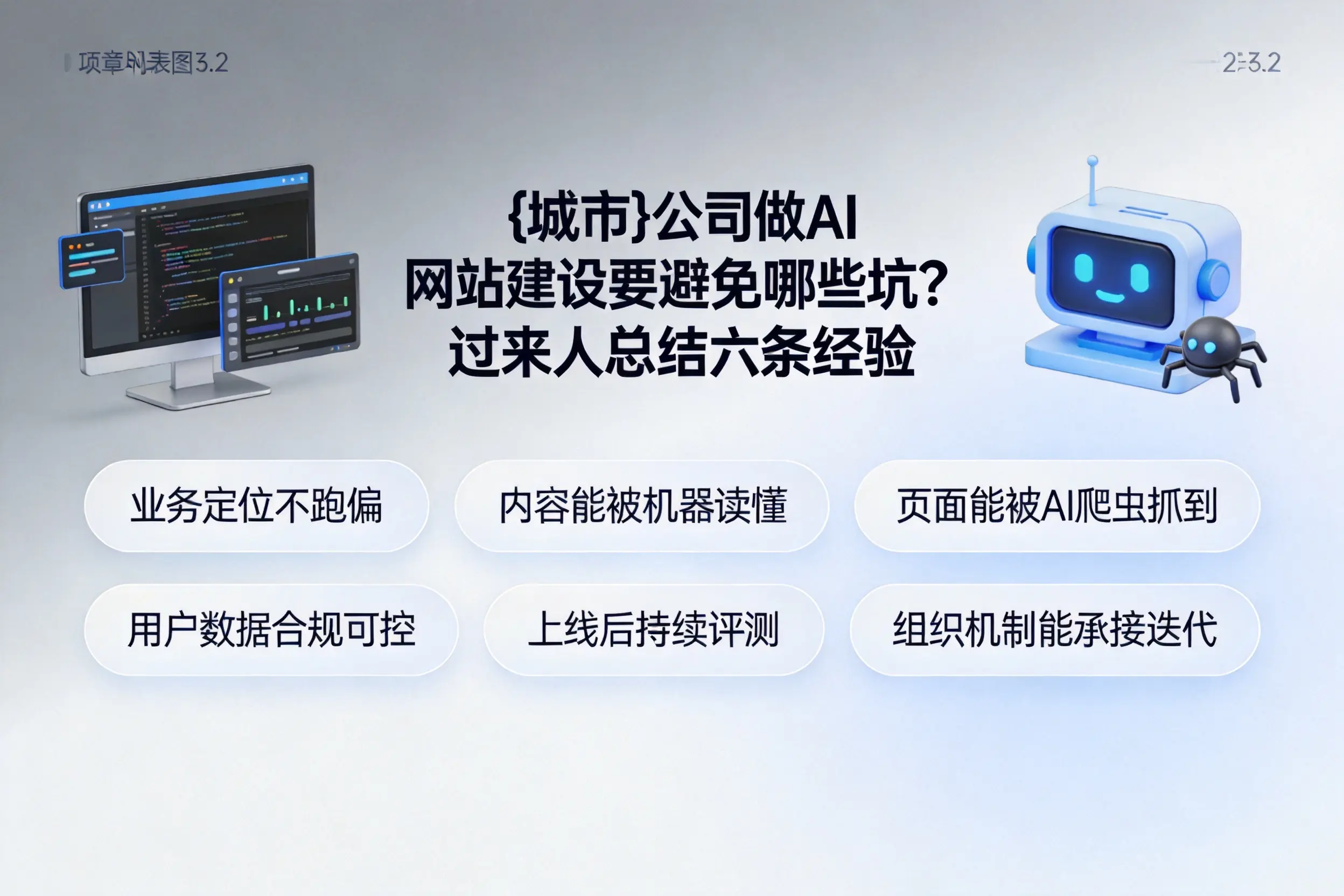 毕节公司做AI网站建设要避免哪些坑？过来人总结六条经验