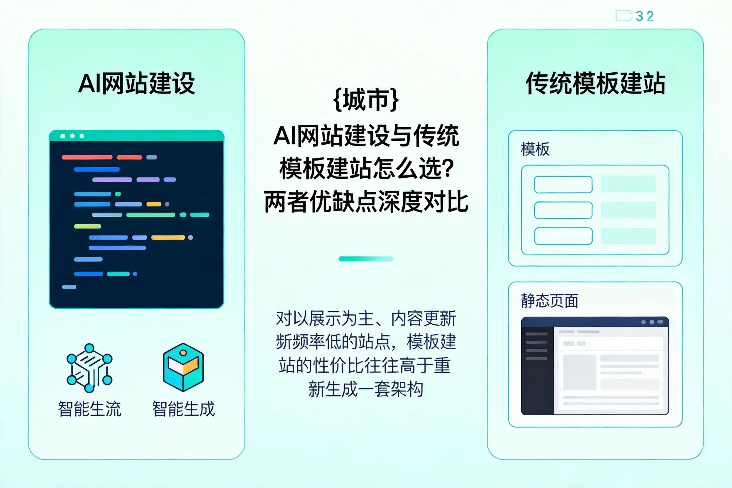 毕节AI网站建设与传统模板建站怎么选？两者优缺点深度对比