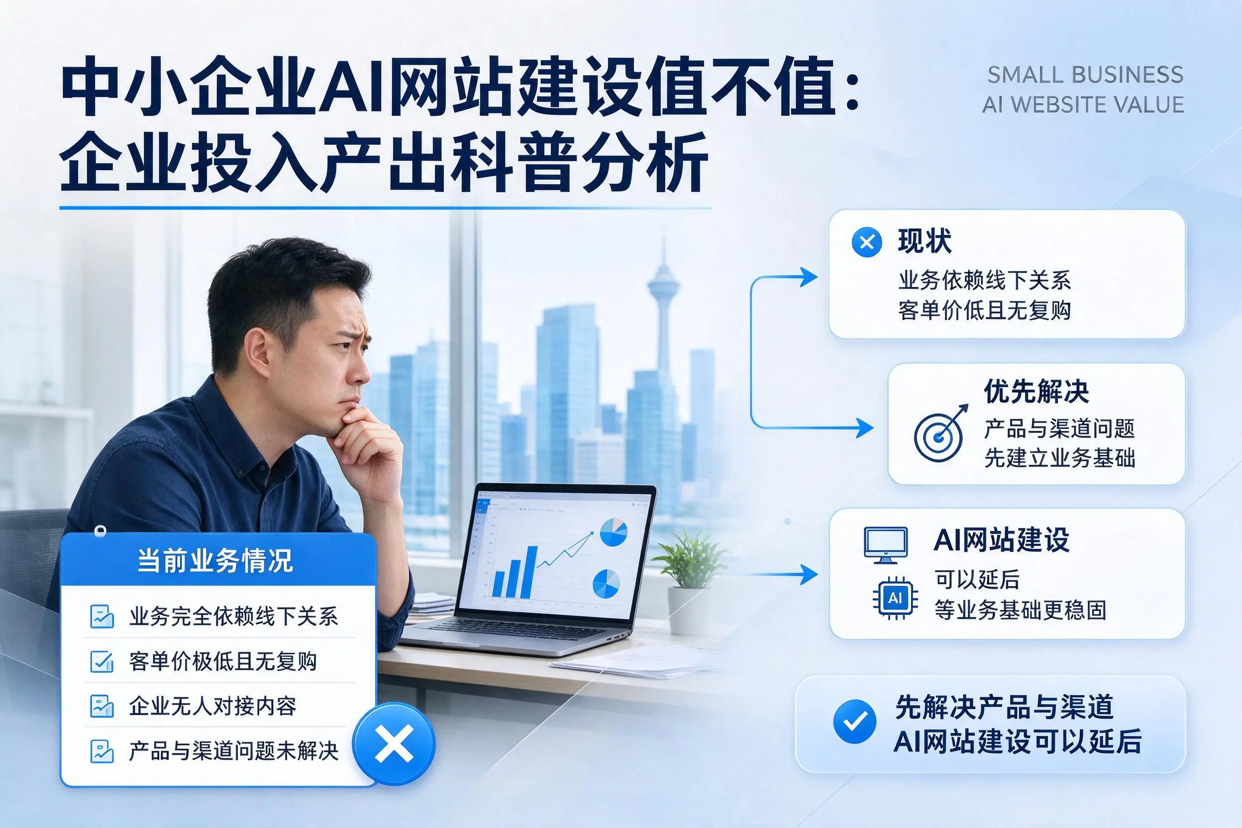 中小企业AI网站建设值不值：毕节企业投入产出科普分析