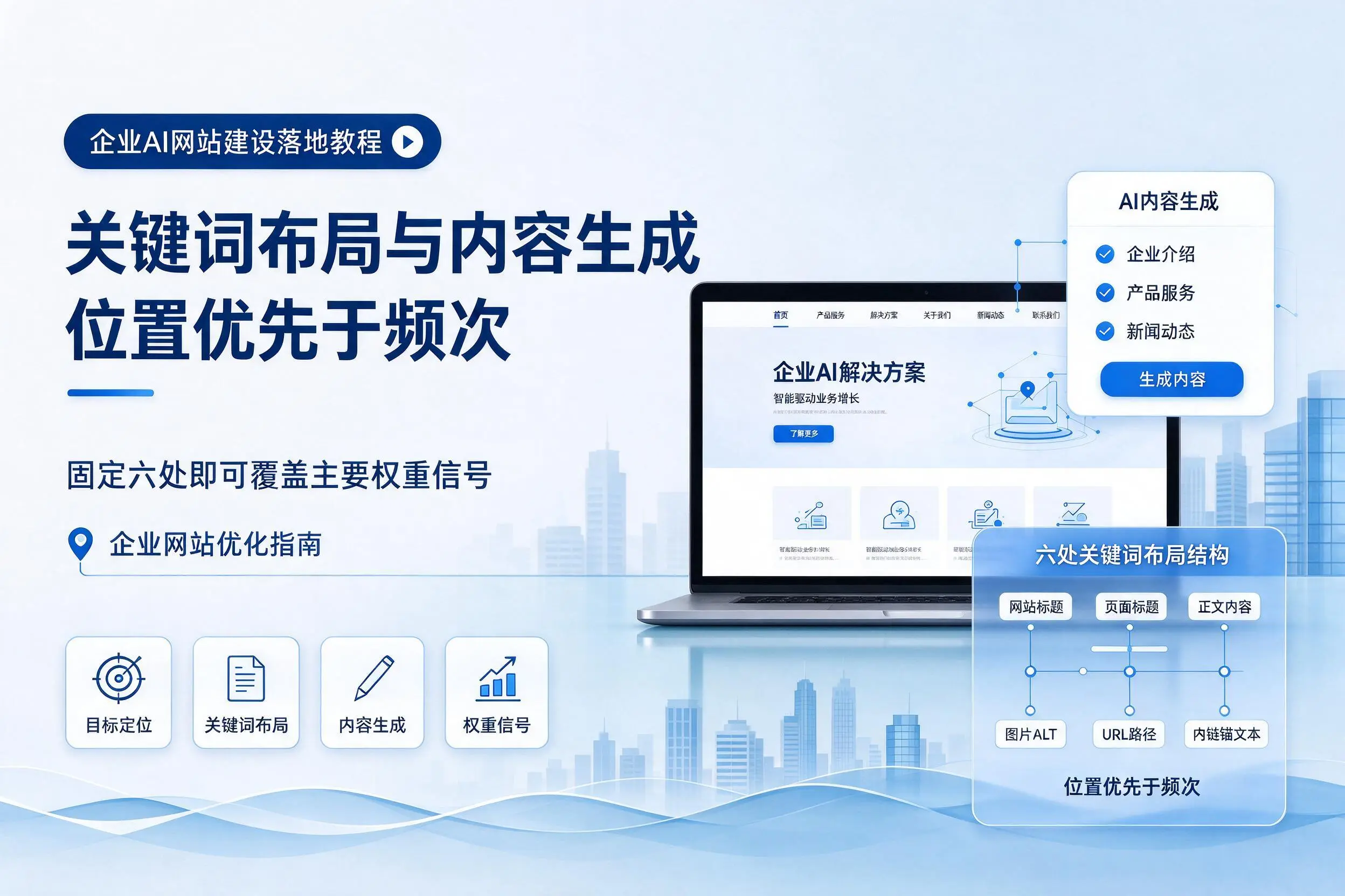 毕节企业AI网站建设落地教程：关键词布局与内容生成